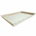 Packnwood 21 x 14 x 1.6 in. Heavy Duty Wooden Tray 210WOODTRAY54